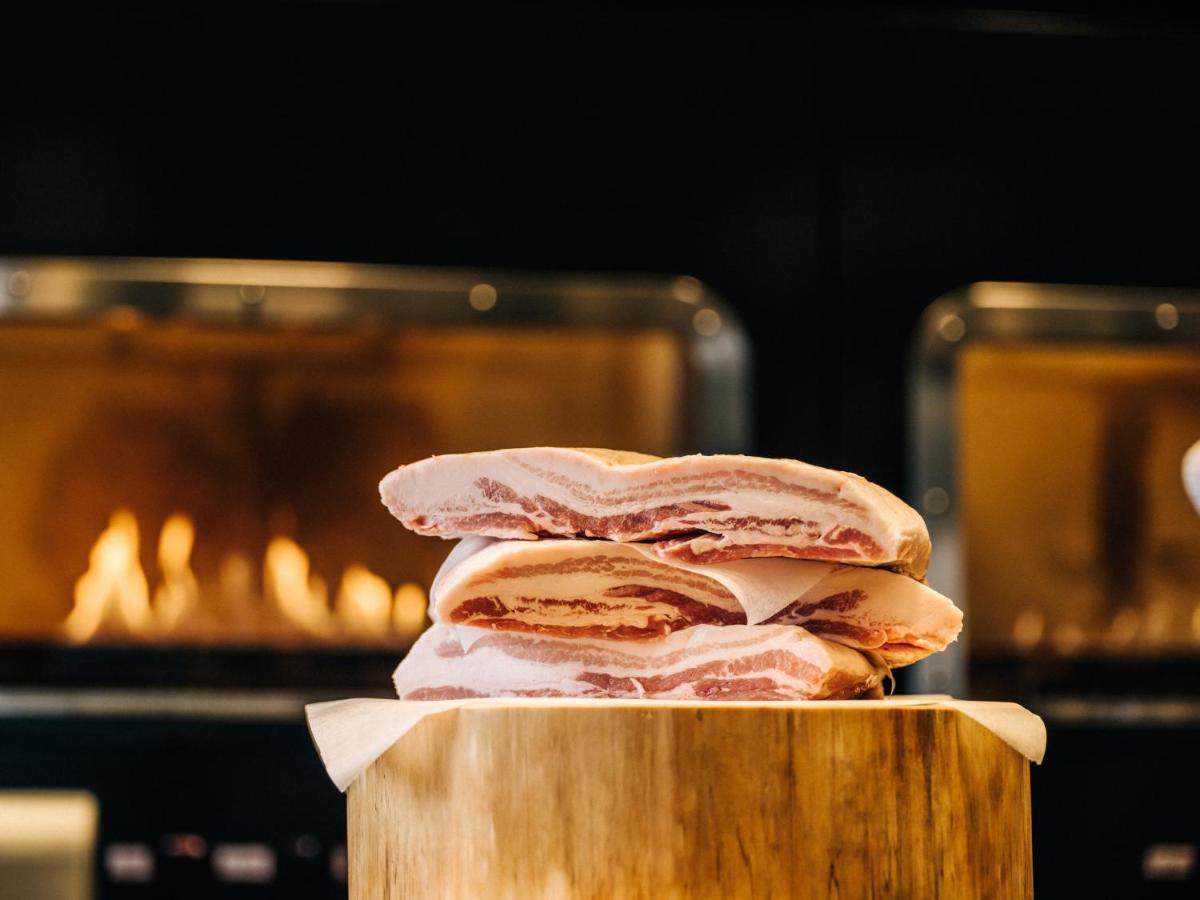 Hyatt Centric Kanazava Kültér fotó Pork prepared for roasting