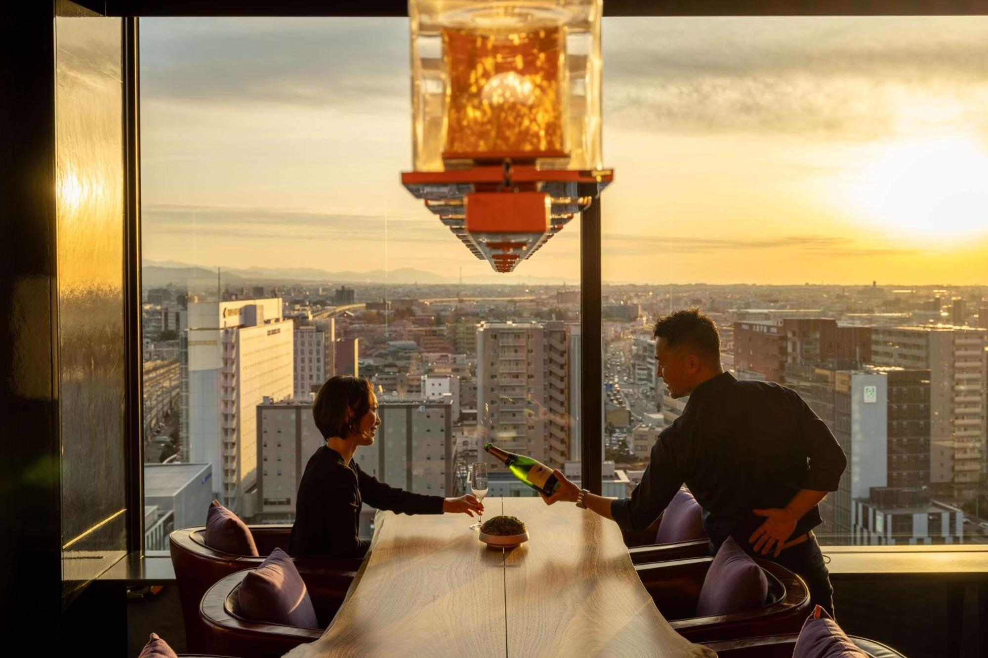 Hyatt Centric Kanazava Kültér fotó The 360° Sky Lounge