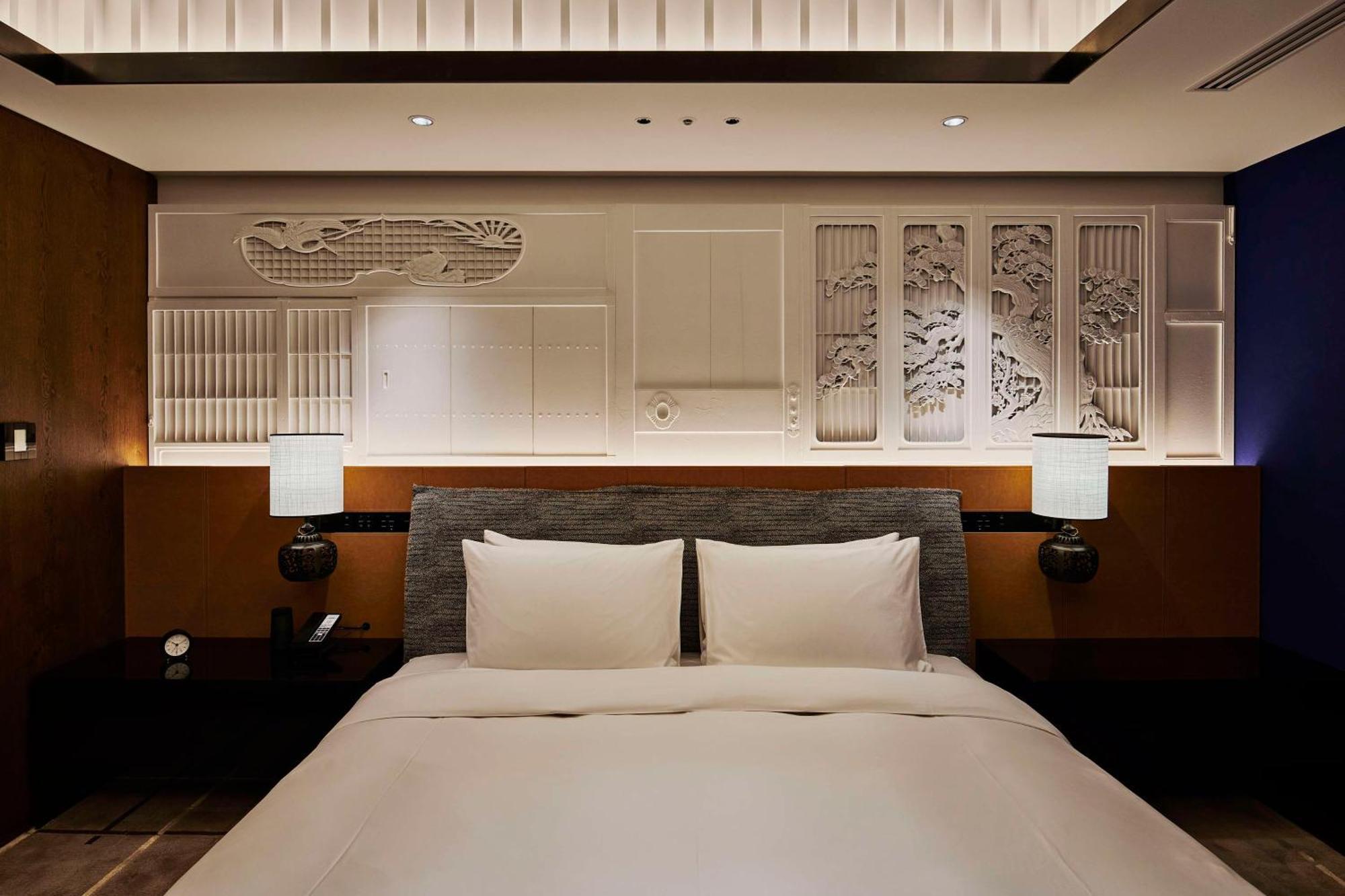Hyatt Centric Kanazava Kültér fotó A bedroom at the hotel
